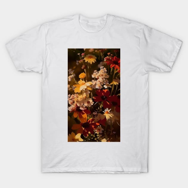 Vintage summer flowers T-Shirt by EmeraldWasp